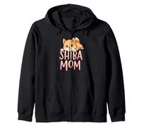 Perro Shiba Mom, Shiba Inu Mama, lindo cachorro Sudadera con Capucha