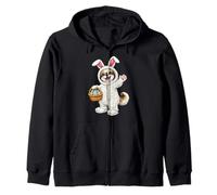 Perro Shih Tzu como Conejito de Pascua, Divertido y Lindo para niños y niñas Sudadera con Capucha