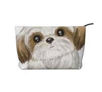 Perro Shih Tzu Moe Lindo,Neceser de Pana, Neceser de Maquillaje portátil, Neceser de Viaje