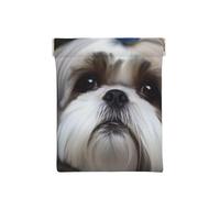 Perro Shih Tzu, Squeeze Top Wallet Bolsa de Almacenamiento para Mujer Monedero pequeño Bolsa de Cambio