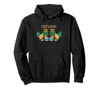 Perro Shisa - Leones Guardianes Okinawa Japón Sudadera con Capucha
