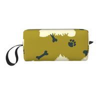 Perro Silueta Oeste Highland Animal Oeste, Bolsa de Maquillaje Bolsa de cosméticos Bolsa de artículos de tocador de Viaje portátil Bolsa de Maquillaje