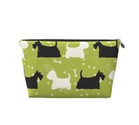 Perro Silueta Scottie Westie Nivel, Bolsa de artículos de tocador Bolsa de Maquillaje Bolsa de cosméticos Bolsa de artículos de tocador de Viaje portátil