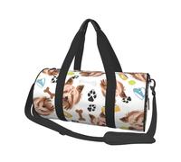 Perro Sonriente Yorkshire Terrier, Bolsa de Viaje de Gran Capacidad, Bolso Redondo, Bolsa de Viaje Deportiva, Bolsa de Mano, Bolsa de Fitness