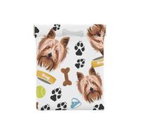 Perro Sonriente Yorkshire Terrier, Squeeze Top Wallet Bolsa de Almacenamiento para Mujer Monedero pequeño Bolsa de Cambio