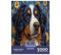 Perro Sonrisa Puzzle Imposible,desafío for Adults Entretenimiento Creativo 1000 Piezas Obra De Arte De Juego De para Adultos Y Niños Mayores De 12 Años 70x50cm/1000pcs