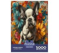 Perro Sonrisa Rompecabezas Imposible,desafío para Adultos Entretenimiento Creativo 1000 Piezas Obra De Arte De Juego De para Adultos, Regalos A Partir De 14 Años 70x50cm/1000pcs