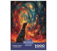 Perro sonrisa1000 Pieces Jigsaw Puzzles for Adults Family Game Maravilloso Cielo estrelladoFun and Challenging for Home Decoration Great Gift Idea70x50cm/1000pcs