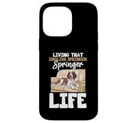 Perro Springer Spaniel Inglés Carcasa para iPhone 14 Pro Max