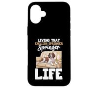 Perro Springer Spaniel Inglés Carcasa para iPhone 16 Plus