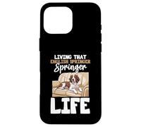 Perro Springer Spaniel Inglés Carcasa para iPhone 16 Pro Max