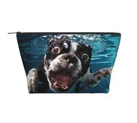 Perro Submarino Boston Terrier, Bolsa de artículos de tocador Bolsa de Maquillaje Bolsa de cosméticos Bolsa de artículos de tocador de Viaje portátil