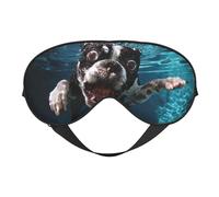 Perro submarino Boston Terrier, Cubreojos completos Antifaz bloqueador de luz Antifaz para dormir Antifaz suave con los ojos vendados Noche