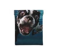 Perro Submarino Boston Terrier, Squeeze Top Wallet Bolsa de Almacenamiento para Mujer Monedero pequeño Bolsa de Cambio