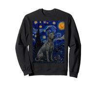 Perro tailandés Ridgeback Van Gogh Noche Estrellada Sudadera