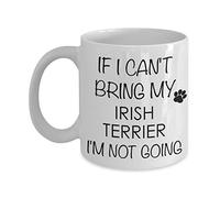 Perro Terrier Irlandés Si No Puedo Llevar Mi No Voy Taza De Café Cerámica Taza Porcelana Tazas 330Ml Para Café Leche Té
