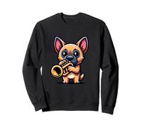 Perro Toca Trompeta Sudadera