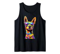 Perro Toy Terrier Ruso Russkiy Toy Perros Toy rusos Camiseta sin Mangas