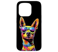 Perro Toy Terrier Ruso Russkiy Toy Perros Toy rusos Carcasa para iPhone 15 Pro