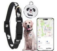 Perro Tracker GPS-GPS Collar de perro Rastreador GPS para perros Rastreador de mascotas | Android e iOS Universal | Sin tarifa mensual | Impermeable | Funciona con cualquier collar
