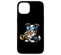Perro Trompeta Jazz Riendo Gafas Sol Carcasa para iPhone 13