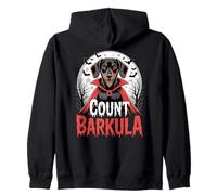 Perro Vampiro de Halloween, Conde Barkula Spooky Pets Sudadera con Capucha