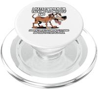 Perro Viejo Odio Cuando me Hablo a mí Mismo Sarcástico PopSockets PopGrip para MagSafe