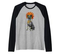 Perro Xolo Azteca Xoloitzcuintli Camiseta Manga Raglan