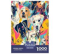 perro4 Puzzles Imposible,desafío para Adultos Entretenimiento Creativo 1000 Piezas Obra De Arte De Juego De para Adultos, Regalos A Partir De 14 Años 70x50cm/1000pcs