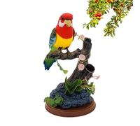 Perroquet Parlant Électrique - Jouet Électrique à Piles avec Contrôle Vocal et Simulation - Ornement Animal Contrôlé Par La Voix Pour Bureau Et Décoration d'Intérieur, Cadeau d'Anniversaire Pour Les E