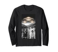 Perros Amantes OVNI Alien Funny Merch Extraterrestre Mascota Peludo Manga Larga