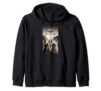 Perros Amantes OVNI Alien Funny Merch Extraterrestre Mascota Peludo Sudadera con Capucha