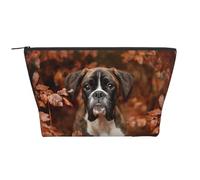 Perros Boxer Otoño, Bolsa de artículos de tocador Bolsa de Maquillaje Bolsa de cosméticos Bolsa de artículos de tocador de Viaje portátil
