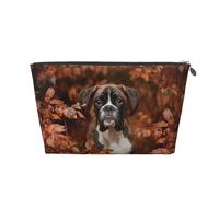 Perros Boxer Otoño, Bolsa de artículos de tocador Bolsa de Maquillaje Bolsa de cosméticos Bolsa de artículos de tocador de Viaje portátil