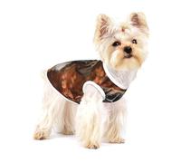 Perros Boxer Otoño,Camiseta de algodón sin Mangas para Mascotas, Chaleco Transpirable, Suave y elástico para Cachorros,S