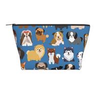 Perros Cachorros Lindos, Bolsa de artículos de tocador Bolsa de Maquillaje Bolsa de cosméticos Bolsa de artículos de tocador de Viaje portátil
