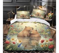 Perros Cane Corso Funda de Edredón Juego de 3 Piezas Diseño 3D Cierre de Cremallera Oculta incluye Fundas de Almohada Transpirable retrato realista Funda Edredon for Ancianos Double（200x200cm）