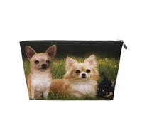 Perros Chihuahua bebé, Bolsa de artículos de tocador Bolsa de Maquillaje Bolsa de cosméticos Bolsa de artículos de tocador de Viaje portátil