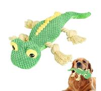 Perros chirriantes juguetes, lagarto juguete de peluche para perros | Pet muerde juguetes - anti -bet suave suave linda felpa chirriante lagarto juguete peluche lagarto juguete lagarto