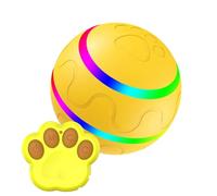 Perros de bola en movimiento | Lanzador automático de bolas para perros | Máquina de lanzamiento de bolas para perros, control remoto, sensor de movimiento interactivo, impermeable, juguetes para