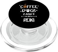 Perros de Café y Reiki | Sanación Espiritual PopSockets PopGrip para MagSafe