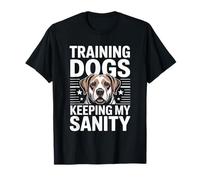 Perros de Entrenamiento Divertidos manteniendo mi Perro Cordura Camiseta