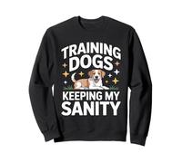 Perros de Entrenamiento Divertidos manteniendo mi Perro Cordura Sudadera