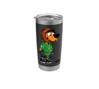 Perros de hockey sobre hielo Vaso térmico de acero inoxidable de doble pared