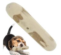 Perros de Juguete masticables de Madera - Perros de de Madera de café, Juguetes masticables para Mascotas, Limpieza de Dientes de Entretenimiento, Ayuda a la higiene bucal masticable de