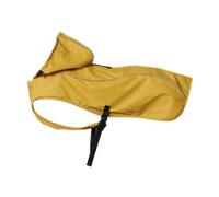 Perros de la chaqueta de lluvia, poncho de cachorro con capucha skincho 23.6x35.4in capa de mascota impermeable, tiras reflectantes hebillas ajustables, se adapta a perros medianos y grandes para días