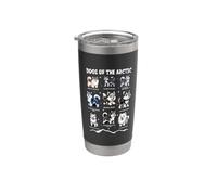 Perros de trineo Vaso térmico de acero inoxidable de doble pared