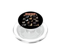 Perros del Mundo Amantes de los Animales Razas Lindo Cachorro PopSockets PopGrip para MagSafe