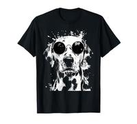 Perros Estilo Grunge Hipster Gafas De Sol Perro Dálmata Camiseta