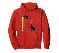 Perros Gatos Amor Niños Soprano flauta Dulce Sudadera con Capucha